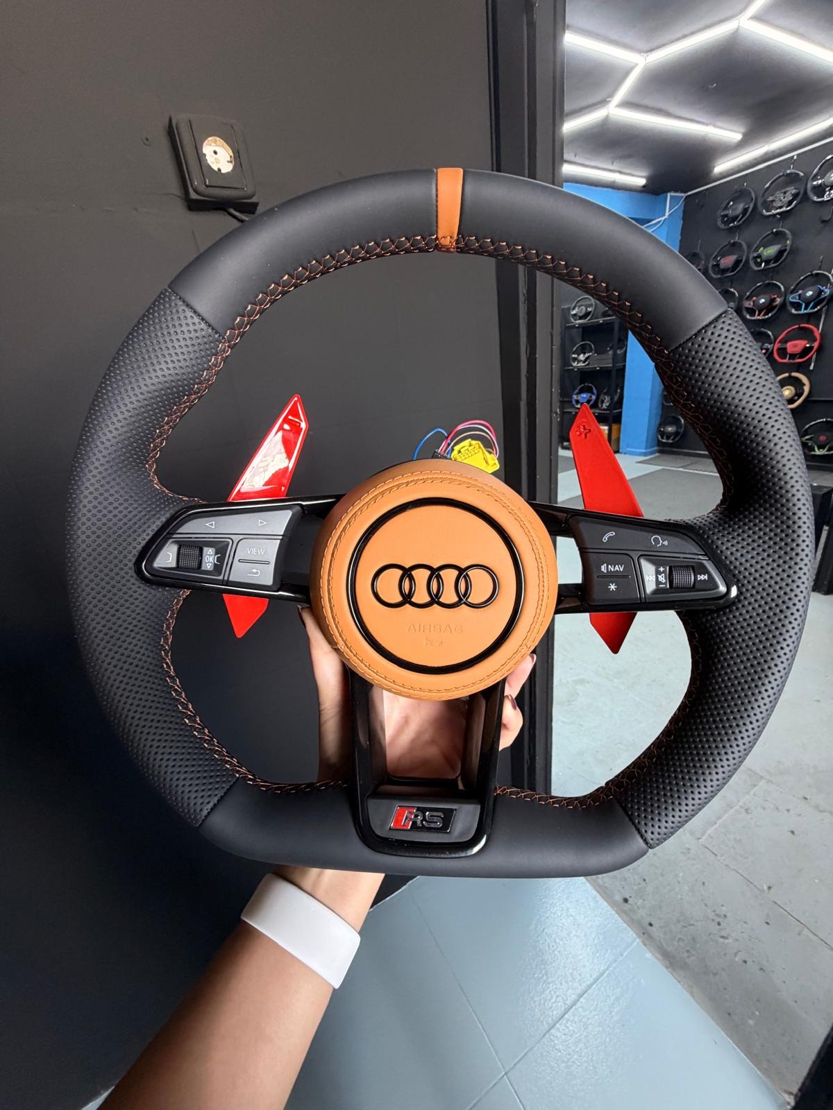Volante Audi Personalizado para realizar pago